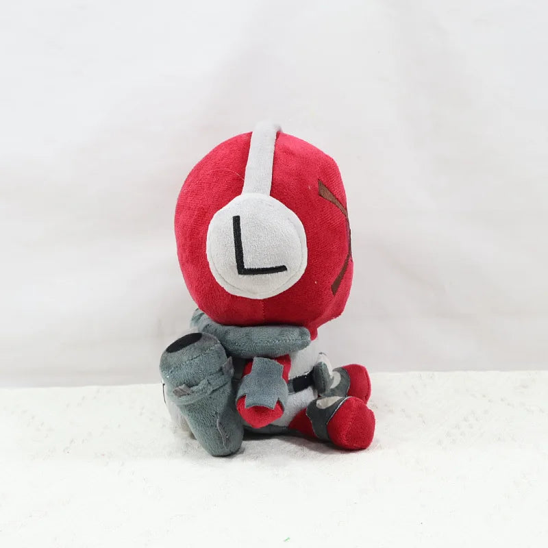 Handmade Killdroid plushie and Badware toy fan figures from asymmetrical horror game
