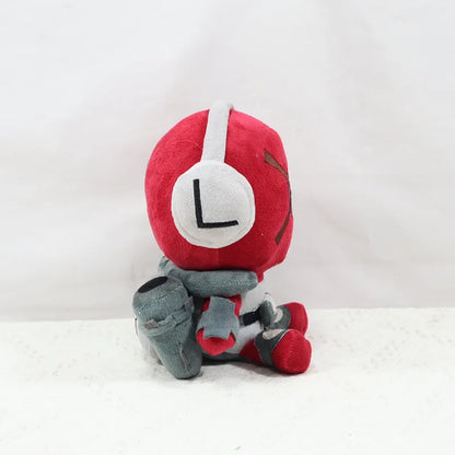 Handmade Killdroid plushie and Badware toy fan figures from asymmetrical horror game
