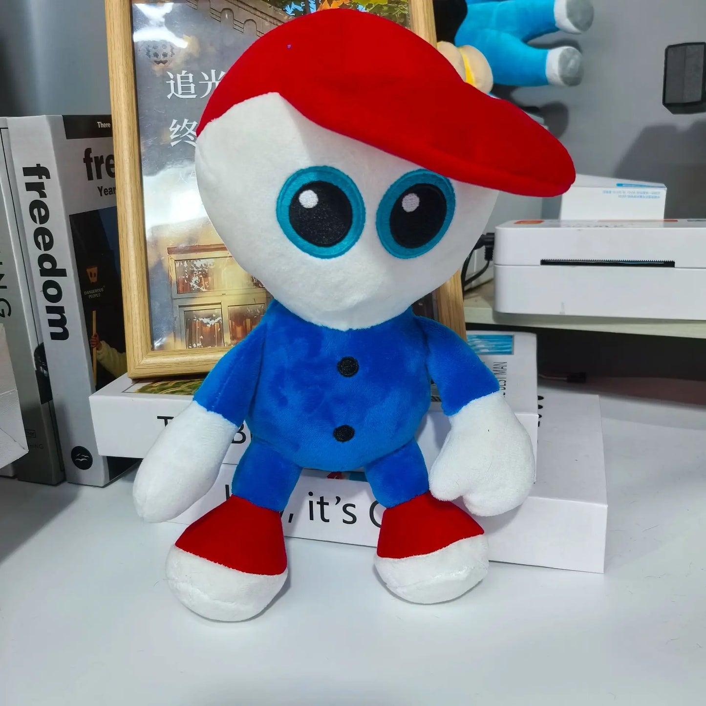 Handmade Mellow toy surreal pixel art horror game character plush