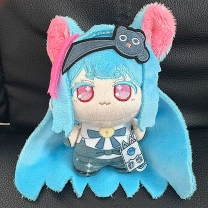 Handmade Mint plush side profile PP cotton filled 10cm