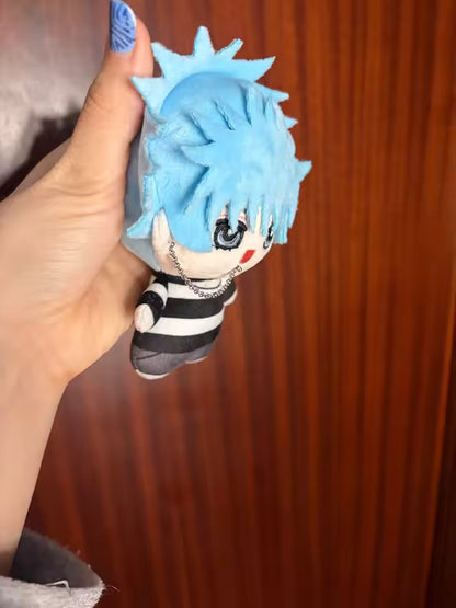 Handmade NANA plush Shin Okazaki side profile view

