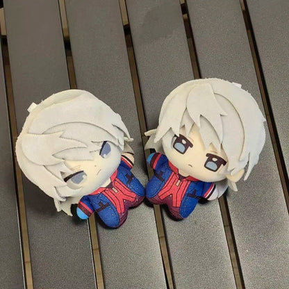 Handmade Nero plush close-up face and character detail
