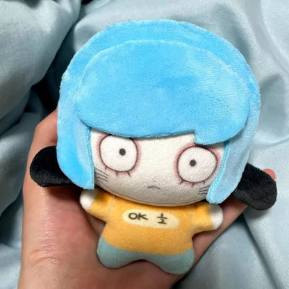 Handmade RanFren fan-inspired plush trio Nyon Nyen and Luther Von Ivory
