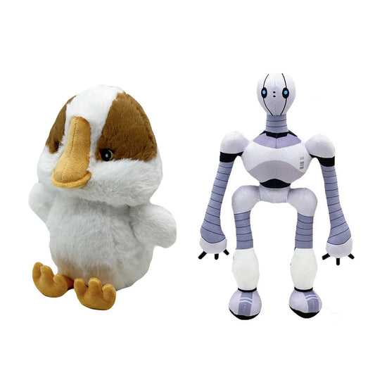 Handmade Roz plush toy inspired by ROZZUM Unit 7134 from The Wild Robot
