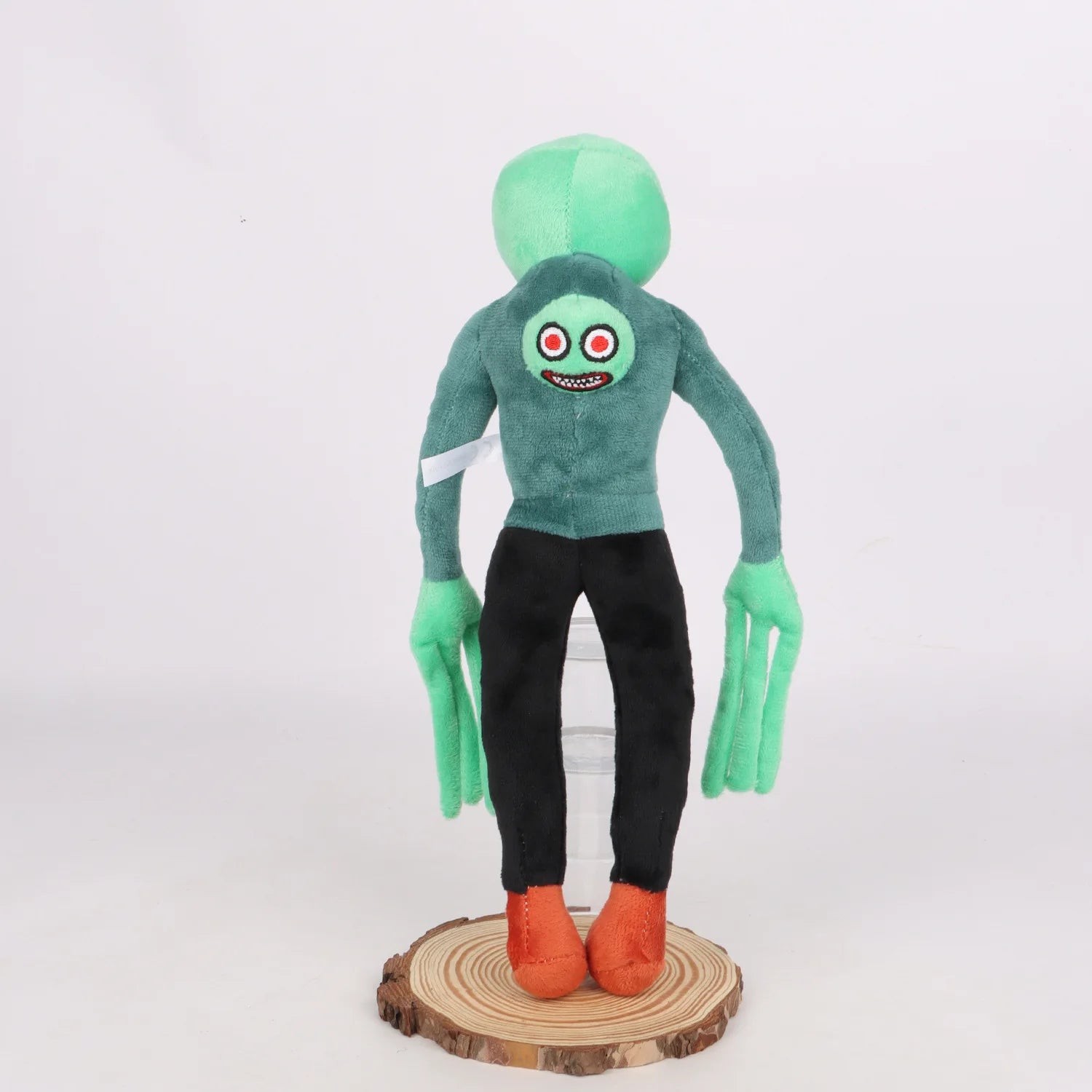 Handmade Salad Fingers plush full body standing view
