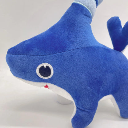 Handmade Sharkdog plush 28cm PP cotton filling