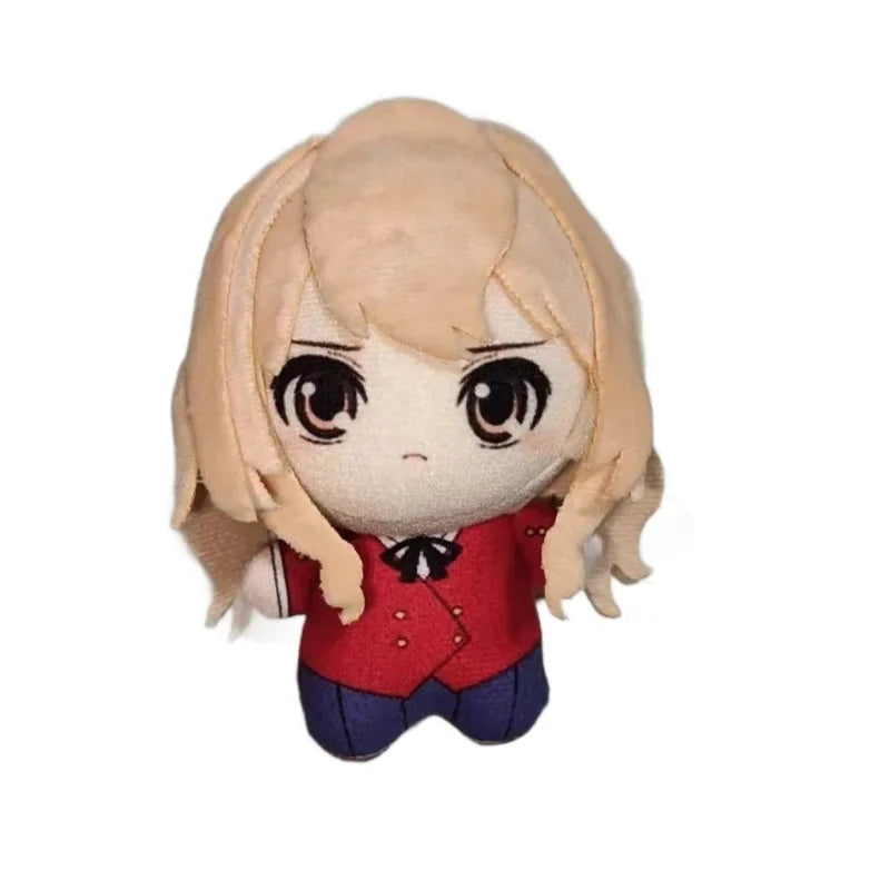 Handmade Taiga Aisaka plush toy 10cm soft cotton fill close-up front view
