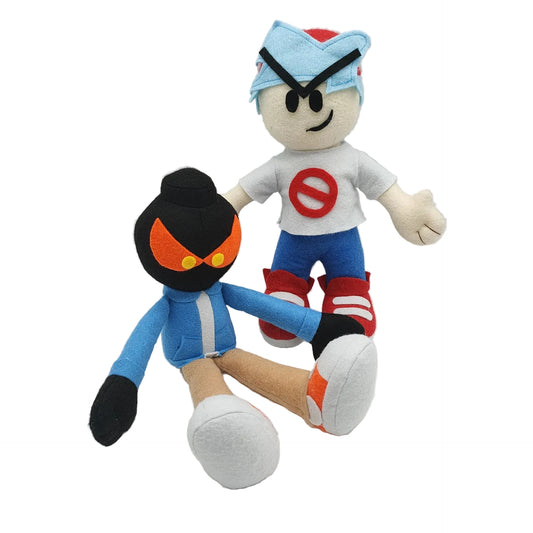 Handmade Whitty plush toy fan-inspired rhythm game collectible, 37cm
