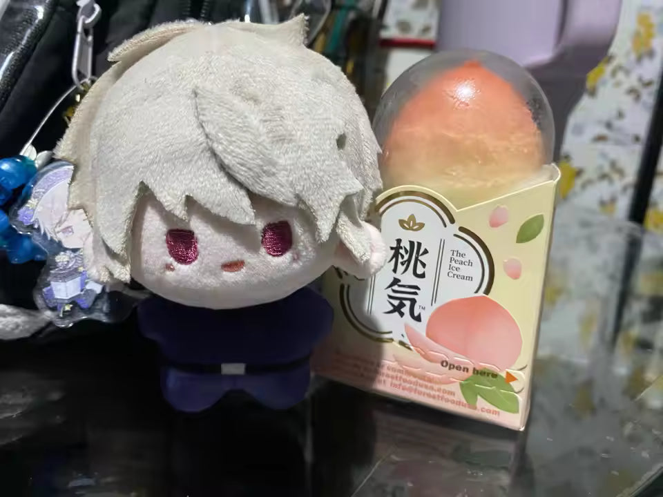 Handmade anime chibi plush Gilbert Beilschmidt back view showing stitching and construction quality