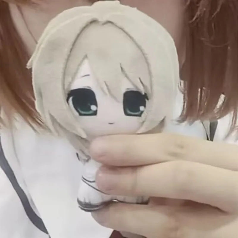 Handmade anime plush Kimika Tachibana chibi figure side view