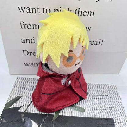 Handmade anime plush Vash the Stampede side profile