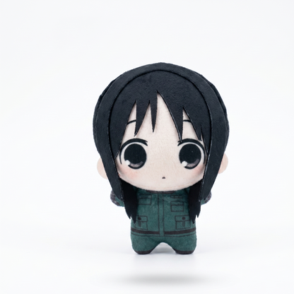 Handmade anime plush soft toy Chito side profile view
