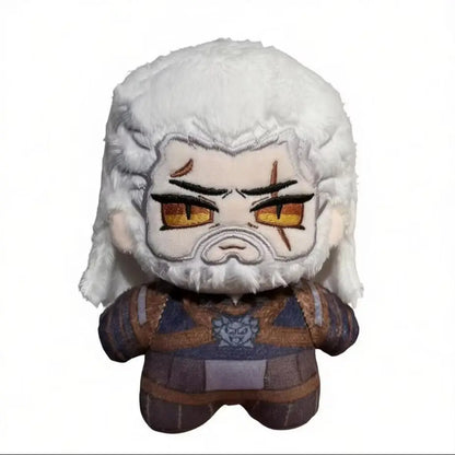 Handmade dark fantasy monster hunter plush soft toy 10cm side view

