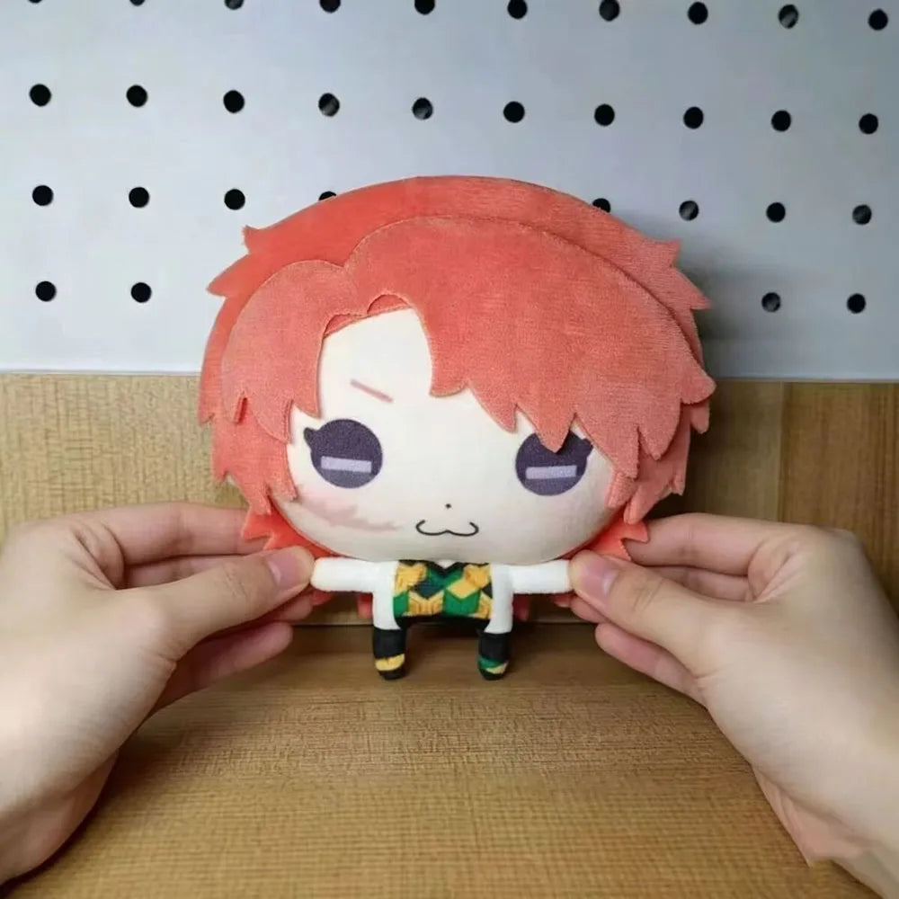Handmade fan-inspired Water Hashira plush Giyu Tomioka soft figure
