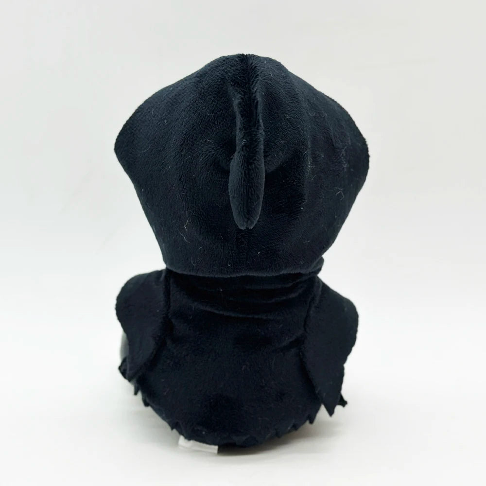 Handmade ghost plush horror film collectible 19cm front view
