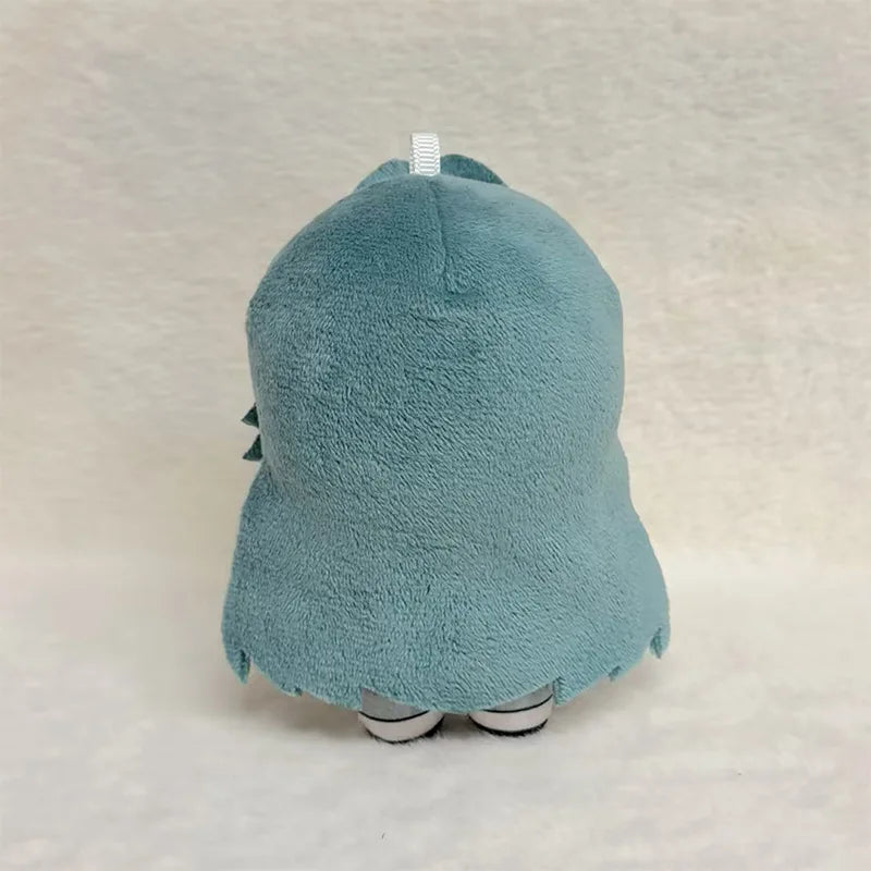 Handmade idol game plush all five characters side by side display