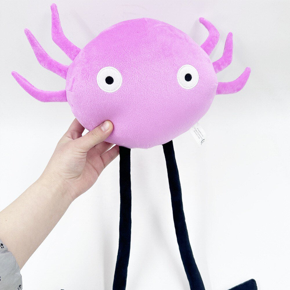 Handmade kini plush horror game fan collectible pink
