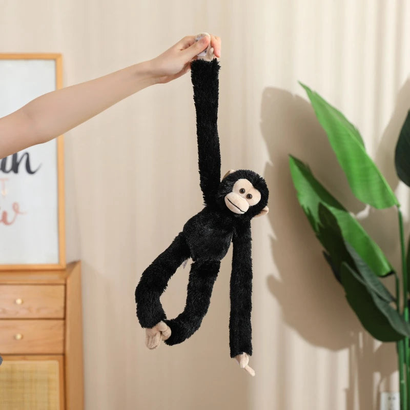 Handmade lemur plushie with realistic face detail, wildlife plush collectible