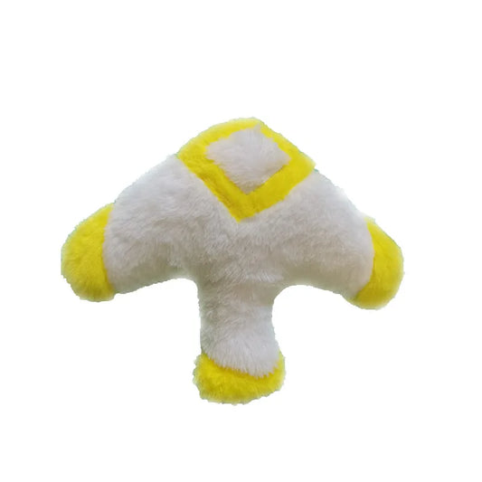 Handmade manta plush toy inspired by a popular celestial adventure game, 30cm white and gold design