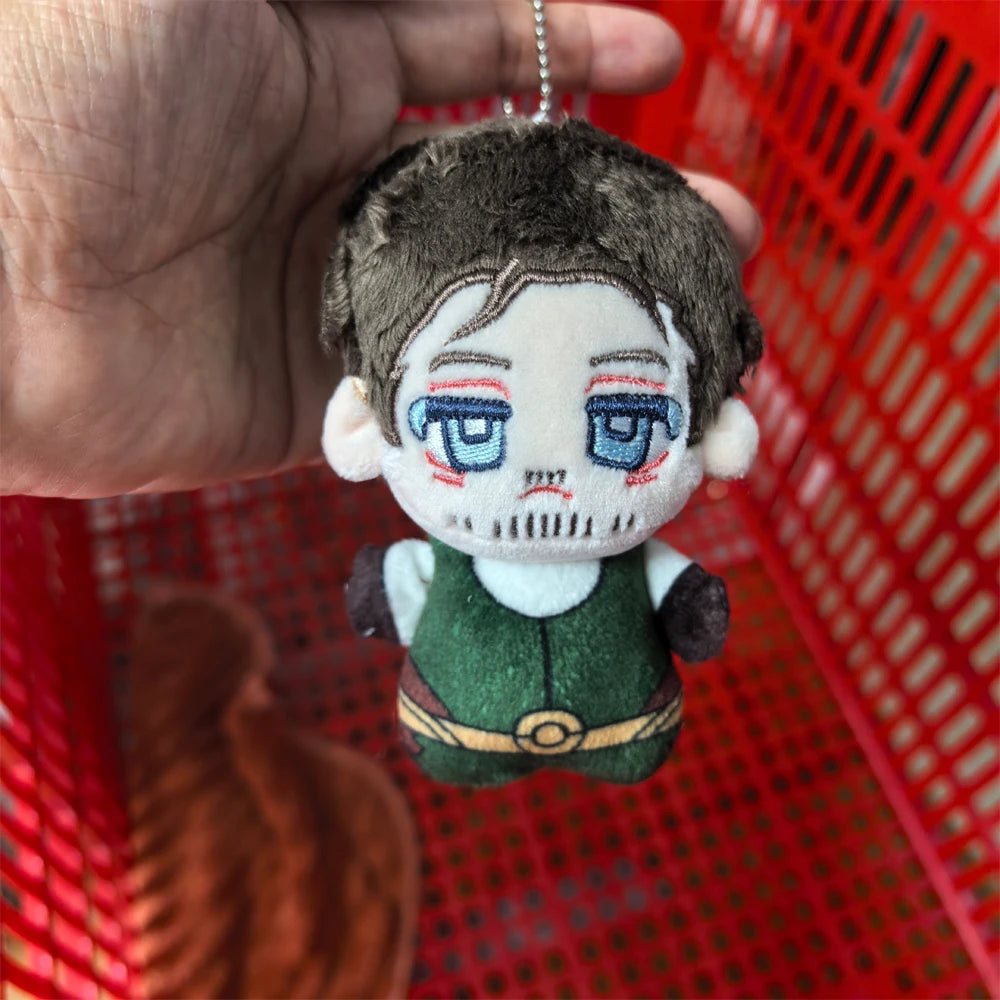 Handmade moskowitz plush collectible character detail shot
