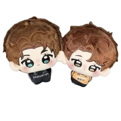Handmade racing driver plush toy soft cotton collectible
