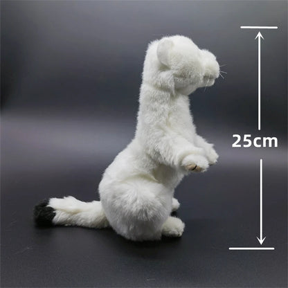 Handmade style high fidelity wild stoat simulation model