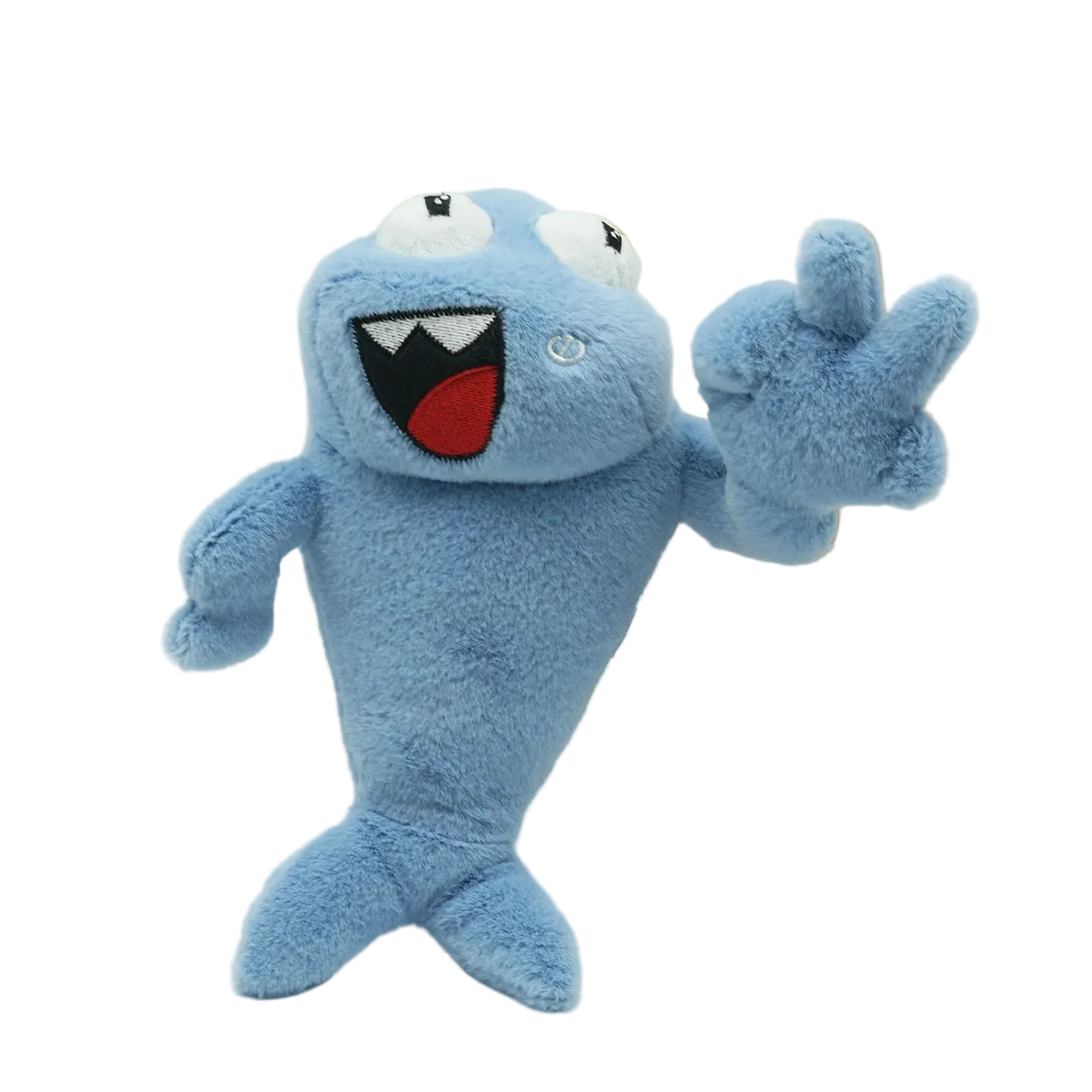 Handmade super dolphin plush toy 25cm indie animated series fan art
