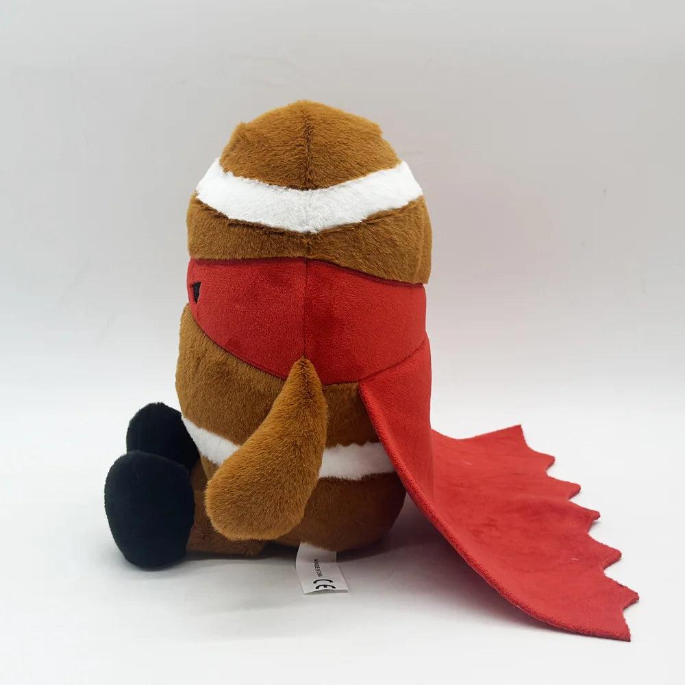 Caped Ninja Football Superhero Plush Toy | Red Mask Sports Hero