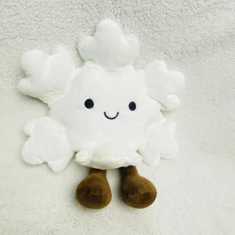 Handmade tornado plush soft stuffed toy with embroidered face 30cm
