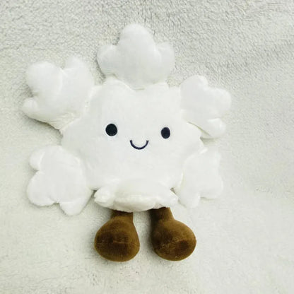 Handmade tornado plush soft stuffed toy with embroidered face 30cm
