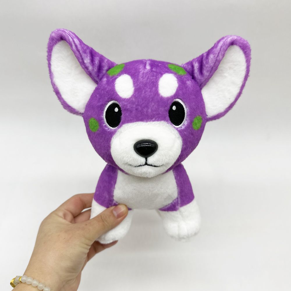 Handmade video game plush God Hand chihuahua collectible rear view