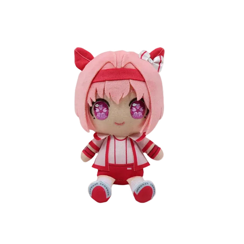 Haru Urara plush 20cm chibi stuffed toy pink hair Umamusume Pretty Derby fan art inspired
