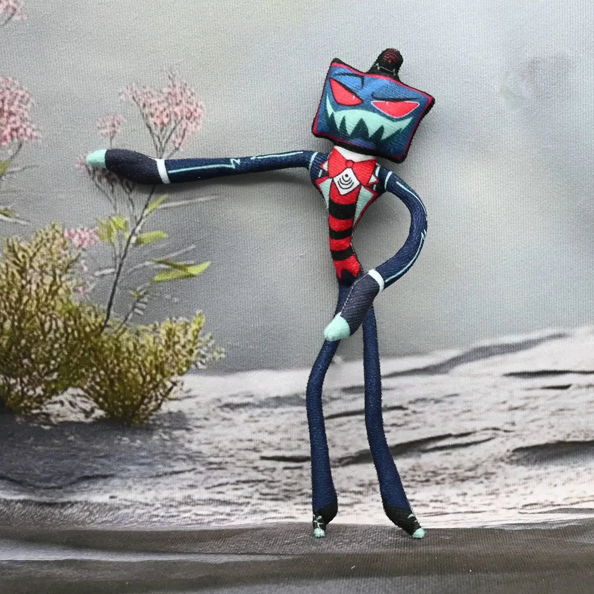 Hazbin Hotel merch Velvette skeleton doll 28cm