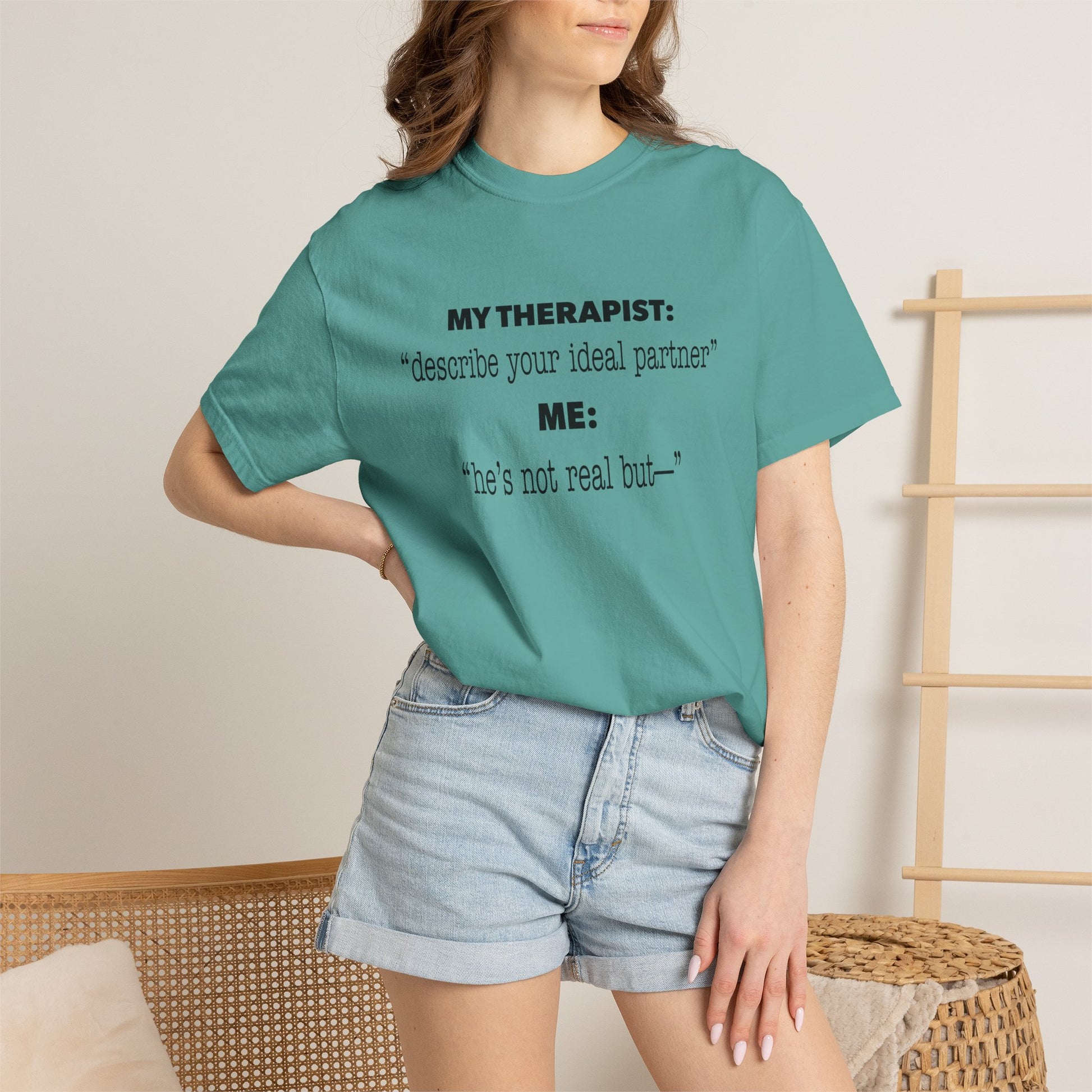 He's not real but comfort character tee yumeship