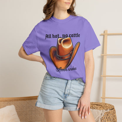 Heavyweight cotton tee shoulder seam and stitching durability close up