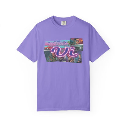 Heavyweight neon Miami graphic tee
