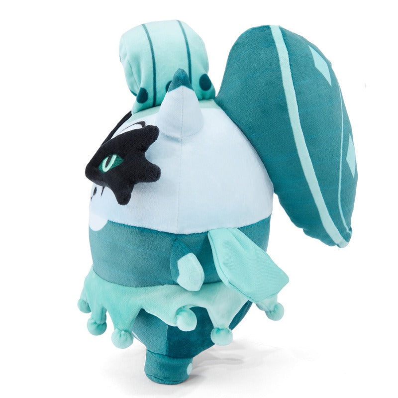 Helluva Boss plushies Mammon Greed Ring demon soft toy side view
