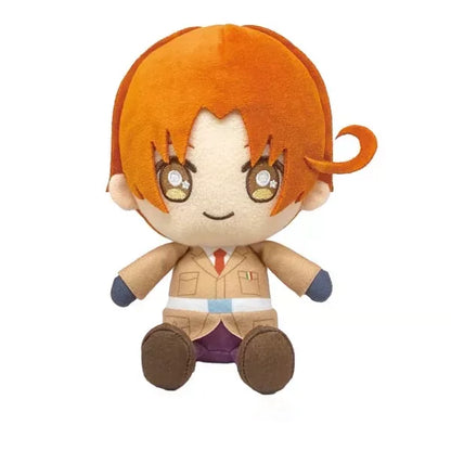 Hetalia cosplay accessories Ivan Russia plush prop with pink scarf detail

