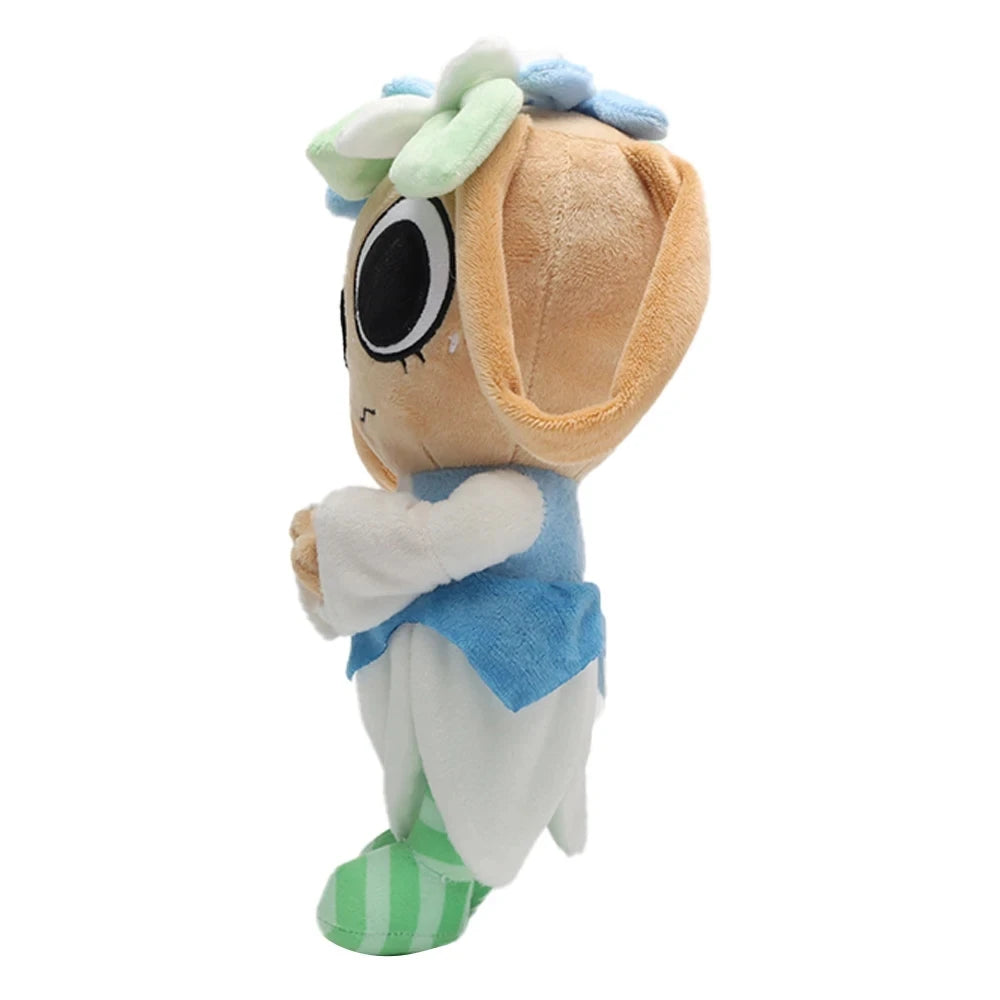 High-quality material texture of bassie plush dandys world