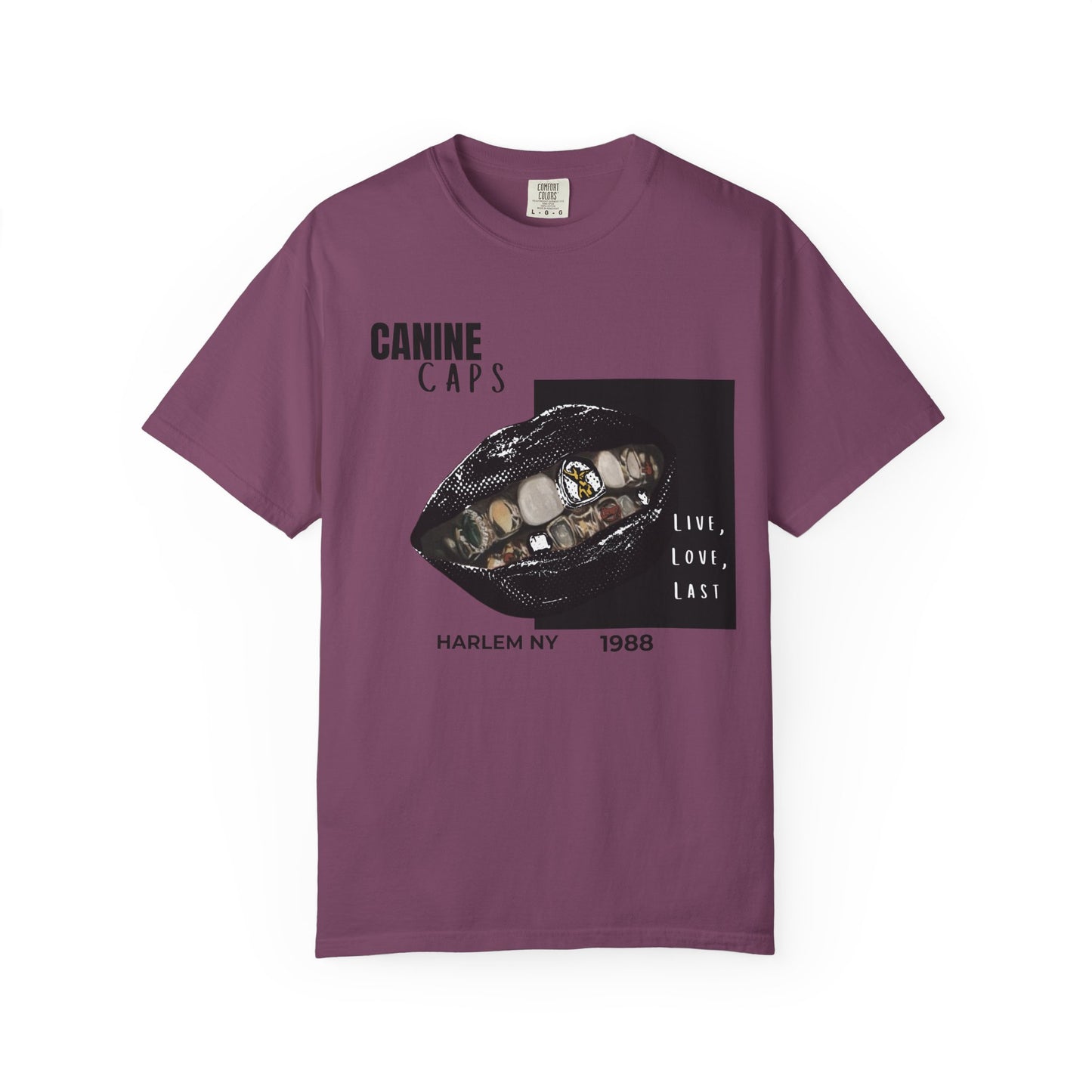 Hip-hop fashion heavyweight tee comfort colors garment dye texture