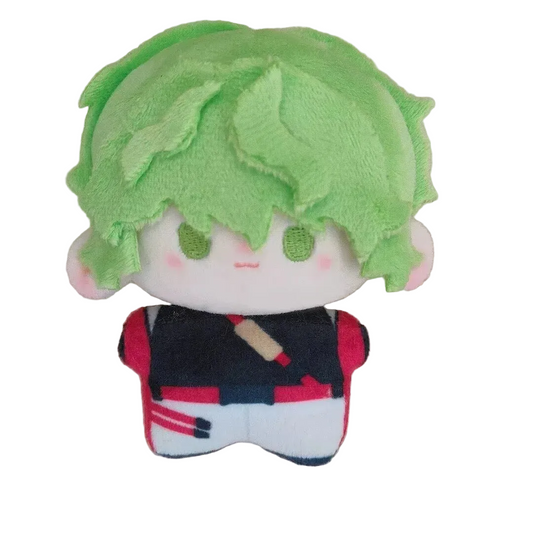 Hokusai Masaki plushie from Paradox Live, 10cm handmade soft plush front view
