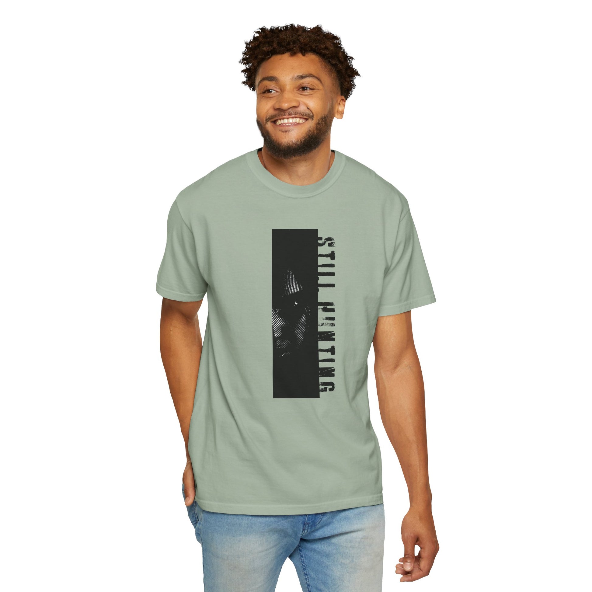 Horror heroine tee model wearing size medium relaxed fit street style photo
