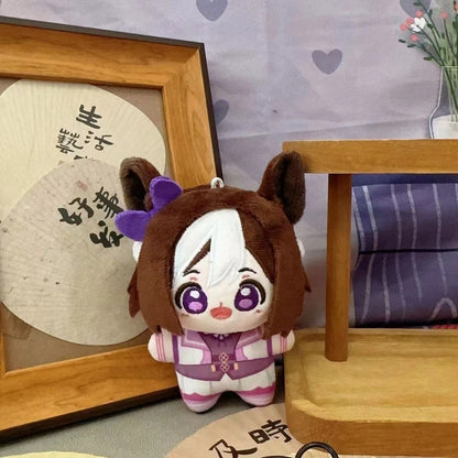 Horse girl anime plush handmade PP cotton filling soft 12cm figure
