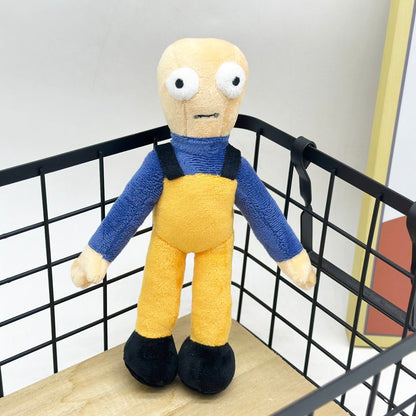 How to Fish Bob toy soft plush close up stitching detail