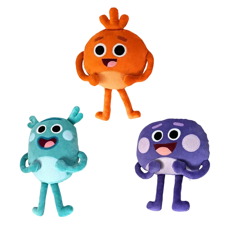 Humble plush purple Bumble Nums stuffed toy for kids
