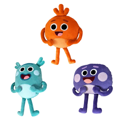 Humble plush purple Bumble Nums stuffed toy for kids
