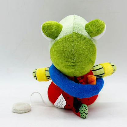 Humpy plush collectible displayed on shelf baseball memorabilia
