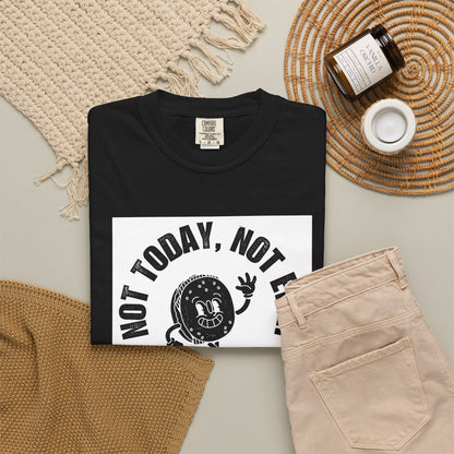 I Void Today Not Ever coffee addict shirt styled with casual streetwear outfit
