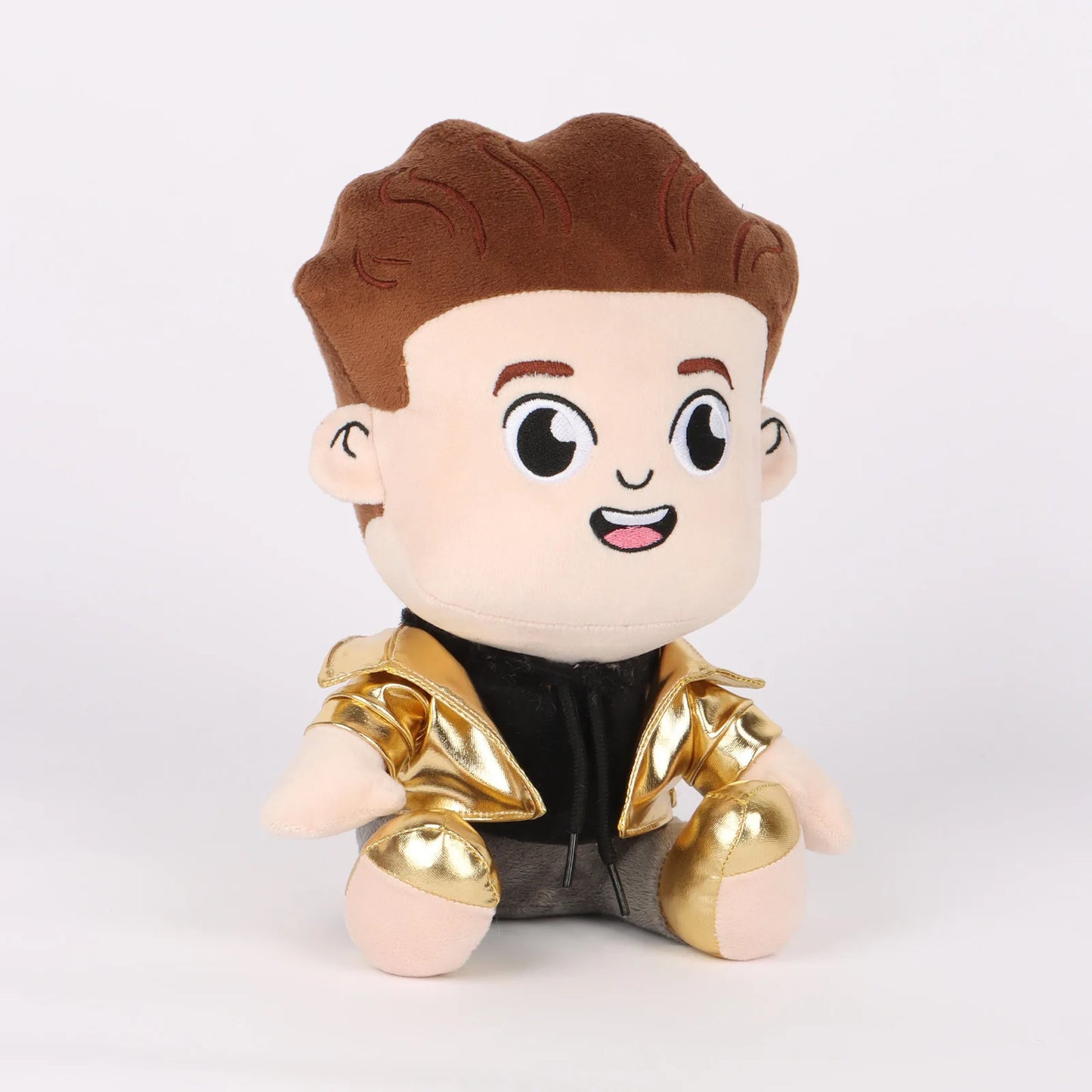 Infinite plush collectible fan-made stuffed figure front view
