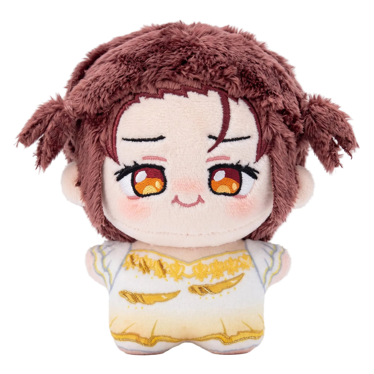 Inori Yuitsuka plush 10cm Medalist anime handmade collectible yellow dress front view